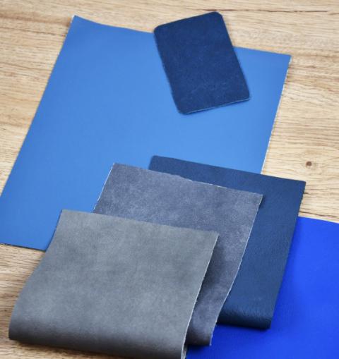 Blue fabrics