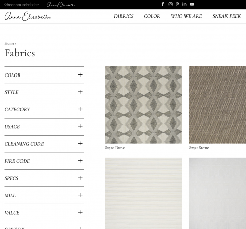 Anna Elisabeth fabric search